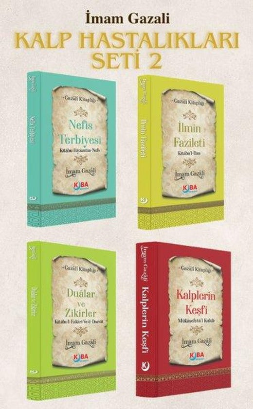 İmam Gazali Kalp Hastalıkları Seti 2 - 4 Kitap Takım | Kuba Yayınları (İnce Kapak)