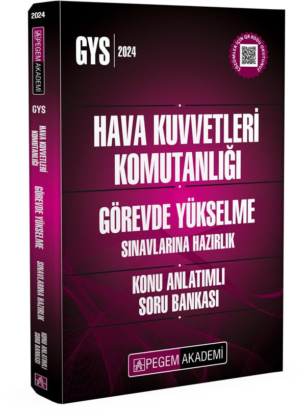 2026 GYS Hava Kuvvetleri Komutanlığı Görevde Yükselme Sınavlarına Hazırlık Konu Anlatımlı Soru Banka | Pegem Akademi Yayıncılık (İnce Kapak)