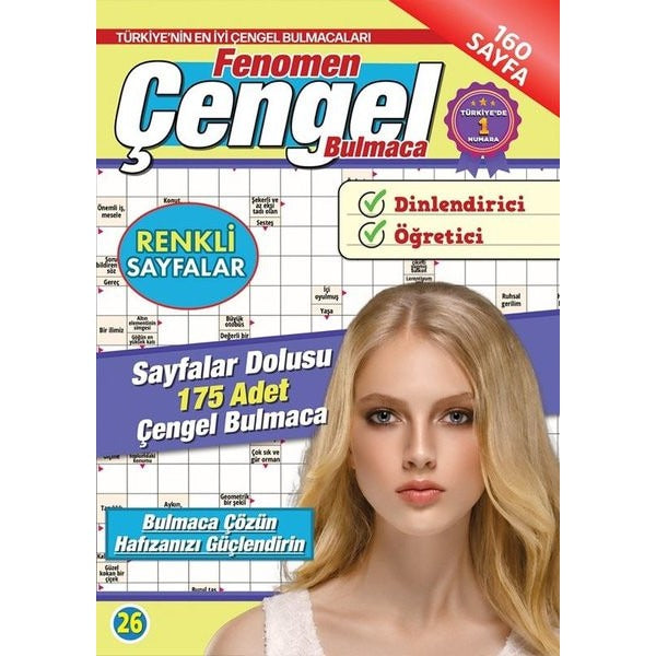 Fenomen Çengel Bulmaca 26 | Maxi Yayıncılık (İnce Kapak)