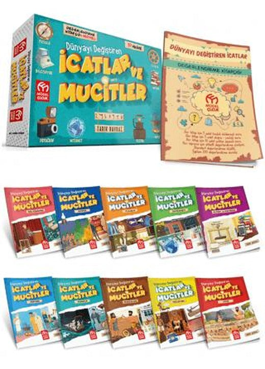 Dünyayı Değiştiren İcatlar ve Mucitler Hikaye Serisi - 10 Kitap | Model Çocuk (Ciltsiz)
