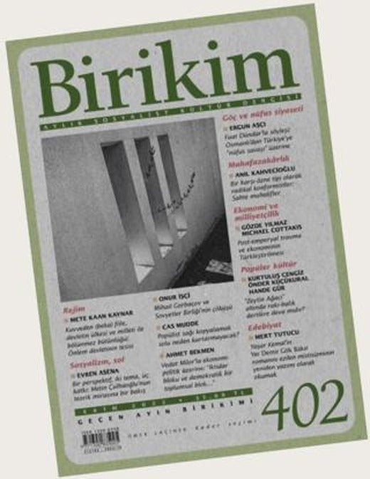 Birikim Aylık Sosyalist Kültür Dergisi Sayı: 402 Ekim 2022 | Birikim Yayınları (Ciltsiz)