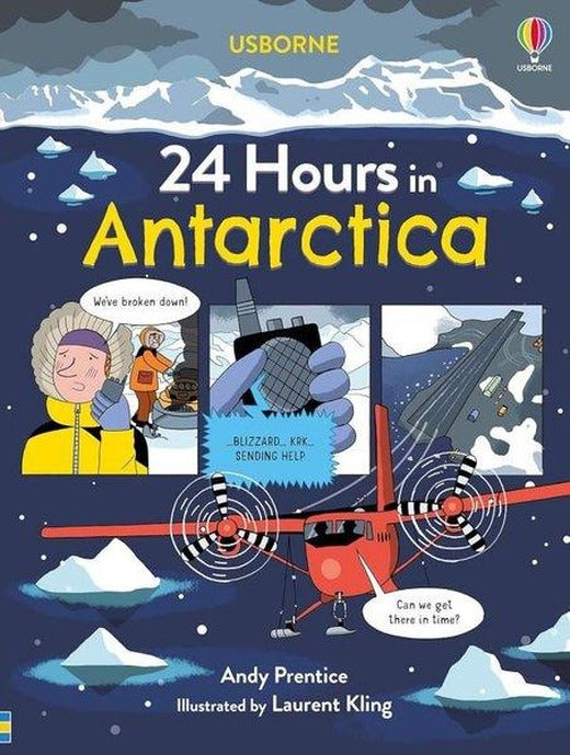 24 Hours in Antarctica | Usborne (Ciltli)