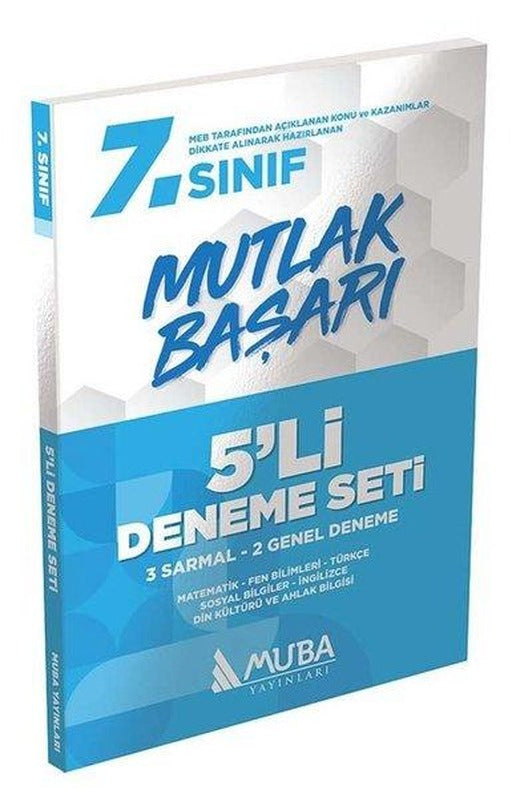 7.Sınıf Mutlak Başarı 5'li Deneme | Muba Yayınları (İnce Kapak)