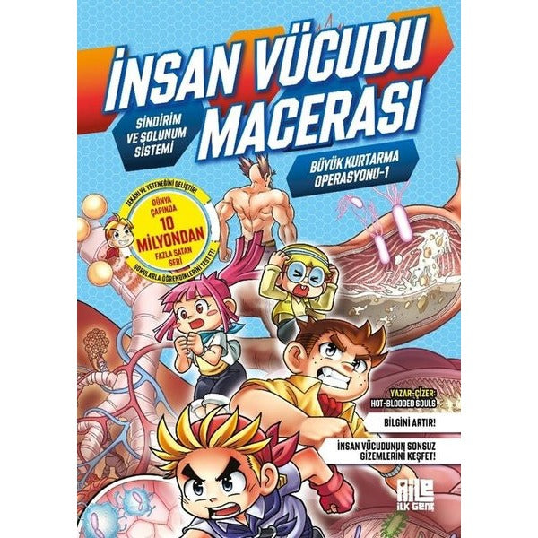 İnsan Vücudu Macerası - Sindirim ve Solunum Sistemi - Büyük Kurtarma Operasyonu 1 | Aile Yayınları (İnce Kapak)