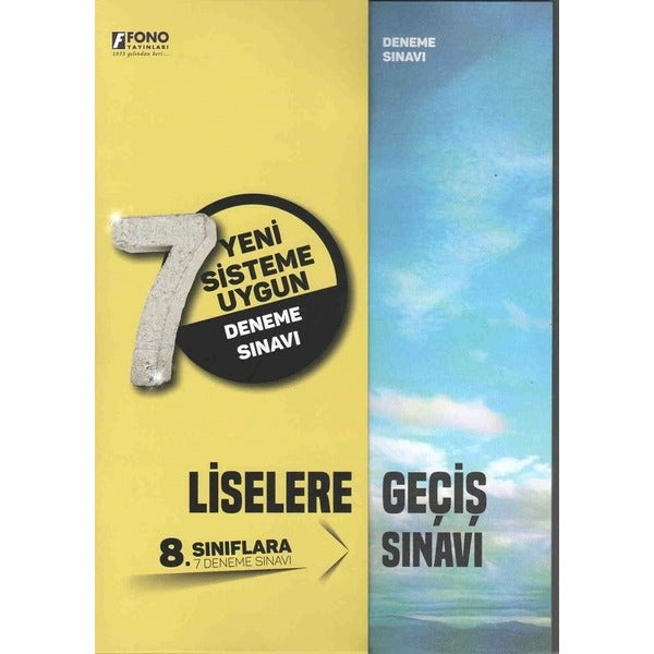 LGS Yeni Sisteme Uygun 7 Deneme Sınavı | Fono Yayınları (İnce Kapak)