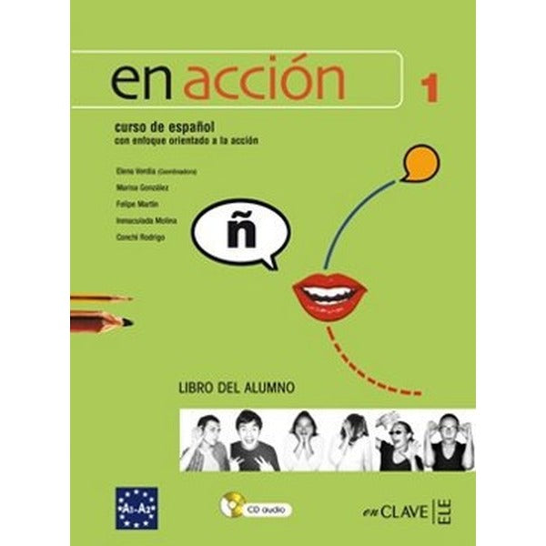 En Accion 1 Libro del Alumno (Ders Kitabı + CD) İspanyolca Temel ve Orta-alt Seviye | Nüans