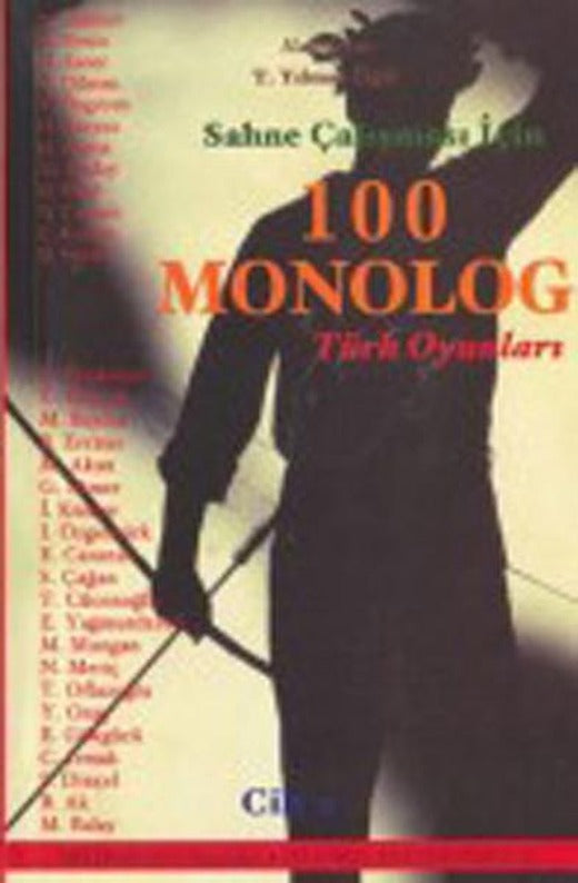 Sahne Çalışması İçin 100 Monolog  Cilt 2 | Mitos Boyut Yayınları - Tiyatro - Kültür Dizisi (İnce Kapak)