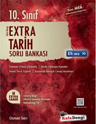 10. Sınıf Extra Tarih Soru Bankası - Osman Sarı kitap kapağı