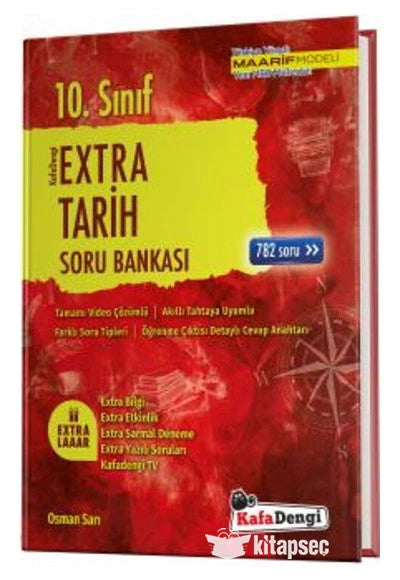 10.Sınıf Extra Tarih Soru Bankası Kafadengi - Osman Sarı kitap kapağı