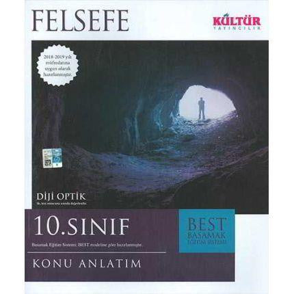 10.Sınıf Felsefe Konu Anlatım Best - Kültür Yayıncılık kitap kapağı