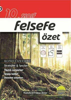 Pano Yayınevi 10. Sınıf Felsefe Özet - Mustafa Arif kitap kapağı