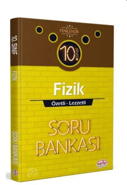 10.Sınıf Fizik Özetli Lezzetli Soru Bankası - Kolektif kitap kapağı