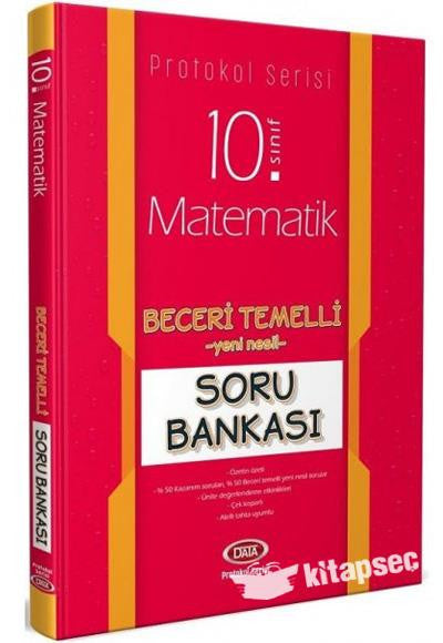 10.Sınıf Matematik Protokol Soru Bankası Beceri Temelli - Data Yayınları - Kolektif kitap kapağı