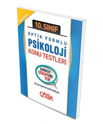 10.Sınıf Psikoloji Optik Formlu K.test Yaprak Test - Çözüm Yayınları kitap kapağı