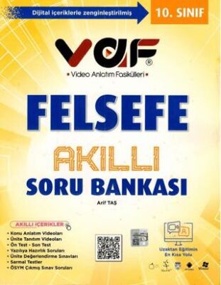 10. Sınıf VAF Felsefe Soru Bankası - Arif Taş kitap kapağı
