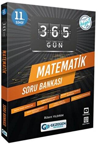 11. Sınıf 365 Gün Matematik Soru Bankası - Bülent Yıldırım kitap kapağı