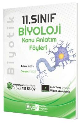 2022 11.Sınıf Biyoloji Konu Anlatım Föyleri - Kolektif kitap kapağı