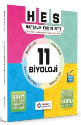 Ordinat Yayınları - Bayilik 11. Sınıf Biyoloji Set Hes Serisi Ordinat Yayınları - Kolektif kitap kapağı