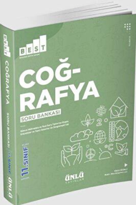 11.Sınıf Coğrafya Soru Bankası - Ünlü Yayınları - Kolektif kitap kapağı