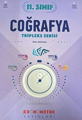 11. Sınıf Coğrafya Tripleks Serisi Soru Bankası - Kolektif kitap kapağı