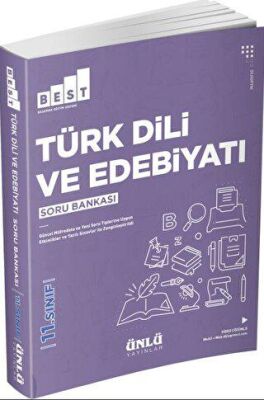 11.Sınıf Türk Dili Ve Edebiyatı Soru Bankası Best - Ünlü Yay - Kolektif kitap kapağı