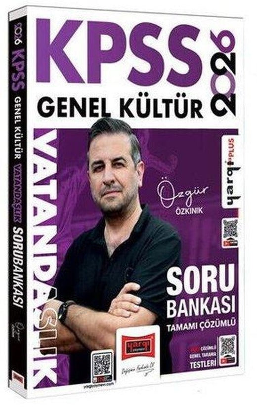 2026 KPSS Genel Kültür Tamamı Çözümlü Vatandaşlık Soru Bankası | Yargı Yayınları (İnce Kapak)