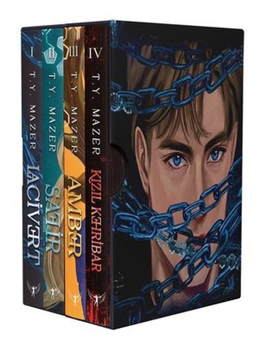 Lacivert Serisi Seti - 4 kitap Takım Kutulu | Artemis Yayınları (İnce Kapak)