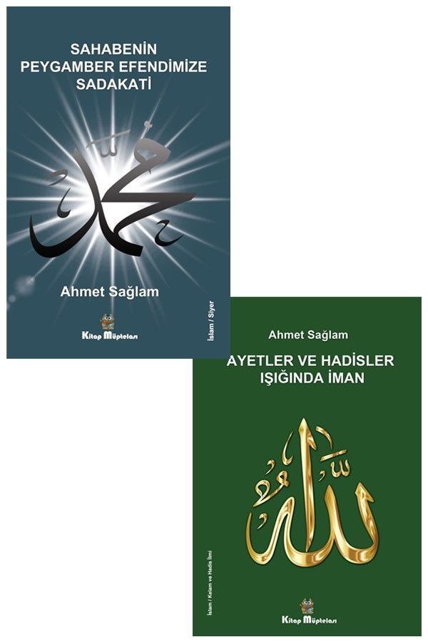 Ahmet Sağlam Kitapları - Dini Kitap Seti (2 Kitap) | Kitap Müptelası Yayınları (Ciltsiz)