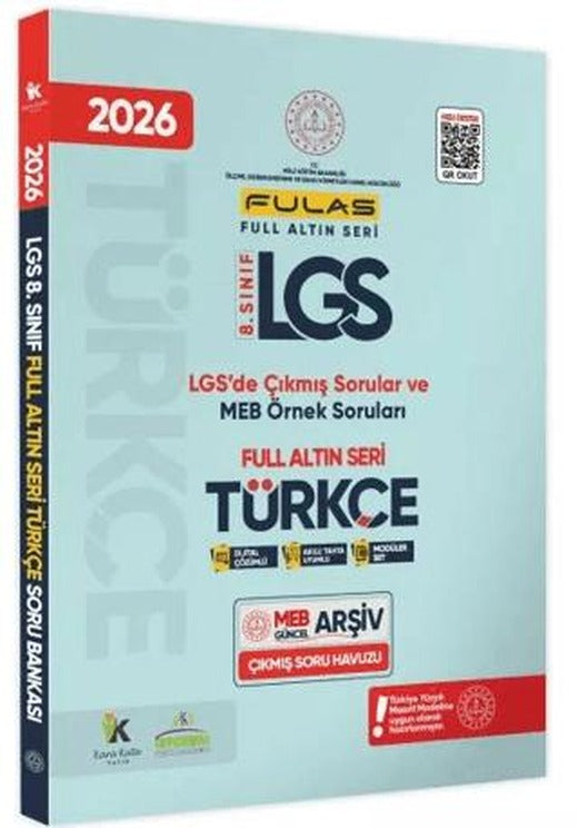 2026 8.Sınıf Full LGS Altın Seri Türkçe MEB Çıkmış Soru Bankası Modüler Seti PDF/Video Çözümlü