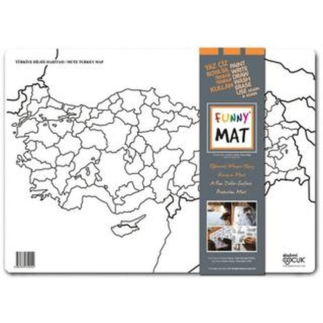 Funny Mat Türkiye Dilsiz Haritası | Akademi Çocuk