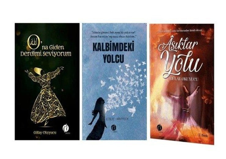 O'na Giden Derdimi Seviyorum - Kalbimdeki Yolcu - Aşıklar Yolu Seti - 3 Kitap Takım | Herdem Kitap (İnce Kapak)