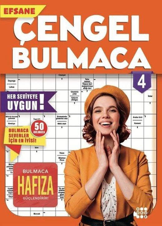Efsane Çengel Bulmaca 4 | Dokuz Yayınları (İnce Kapak)