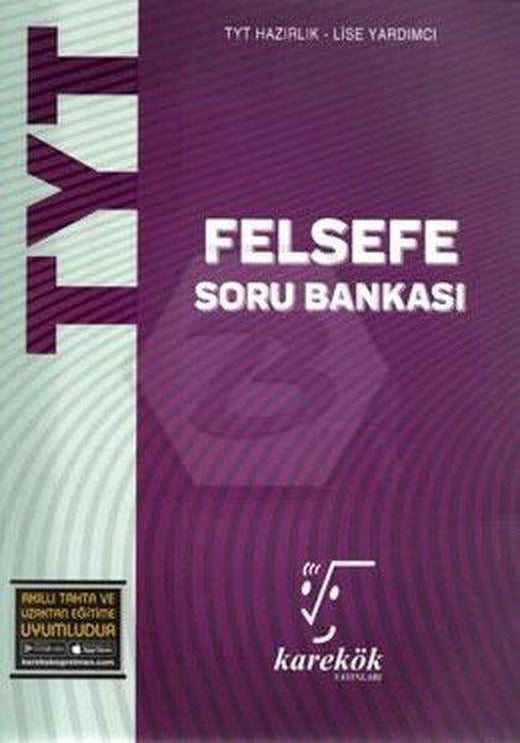 2021 TYT Felsefe Soru Bankası | Karekök Eğitim Yayın (İnce Kapak)