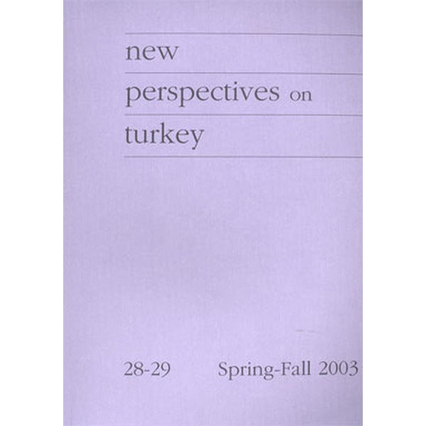 New Perspectives On Turkey No: 28-29 | New Perspectives