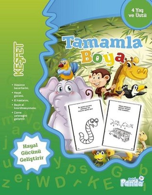 Tamamla Boya-Keşfet | Mavi Panda
