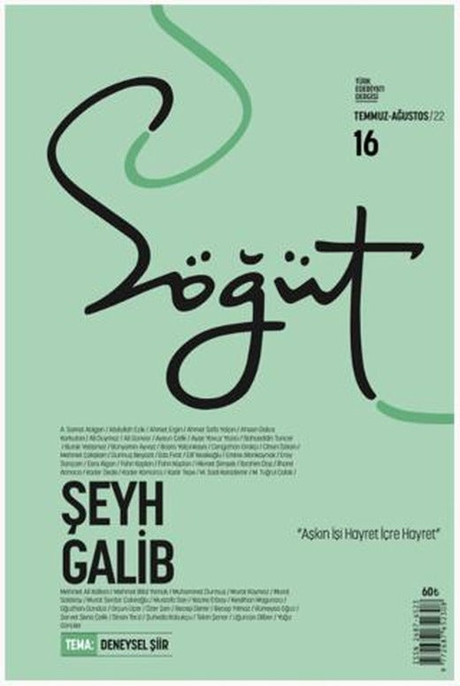 Söğüt - Türk Edebiyatı Dergisi Sayı 16 / Temmuz - Ağustos 2022 | Söğüt Dergisi Yayınları (Ciltsiz)