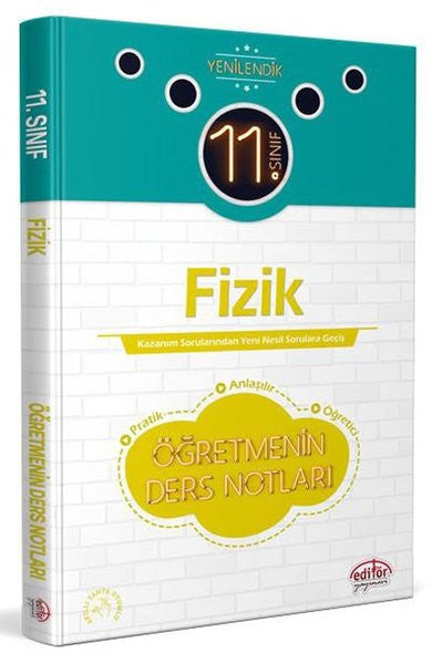 11.Sınıf Fizik Öğretmenin Ders Notları - Kolektif kitap kapağı