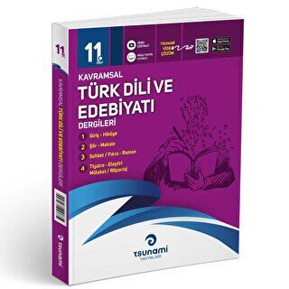Tsunami 11.Sınıf TÜRK DİLİ VE EDEBİYATI (4 Fasikül) - Kolektif kitap kapağı