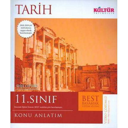 11.Sınıf Tarih Konu Anlatım Best - Kültür Yayıncılık kitap kapağı
