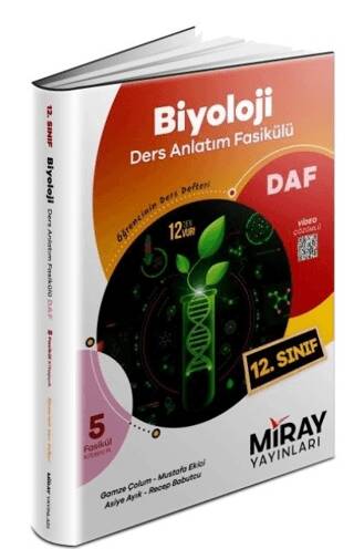 Miray 2024 12. Sınıf Biyoloji Ders Anlatım Fasikülleri - Kolektif kitap kapağı