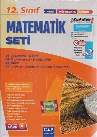 12.Sınıf Matematik Anadolu Seti - Kolektif kitap kapağı