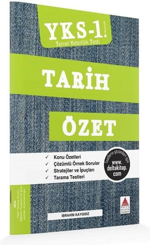 YKS 1.Oturum Tarih Özet TYT | Delta Kültür-Eğitim (İnce Kapak)