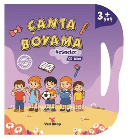 Çanta Boyama : Nesneler | Yeti Kitap (Ciltsiz)