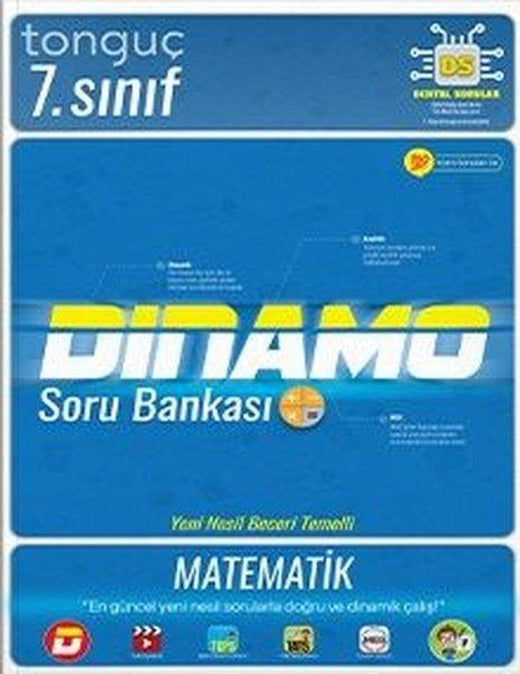 7.Sınıf Dinamo Matematik Soru Bankası | Tonguç Akademi (İnce Kapak)