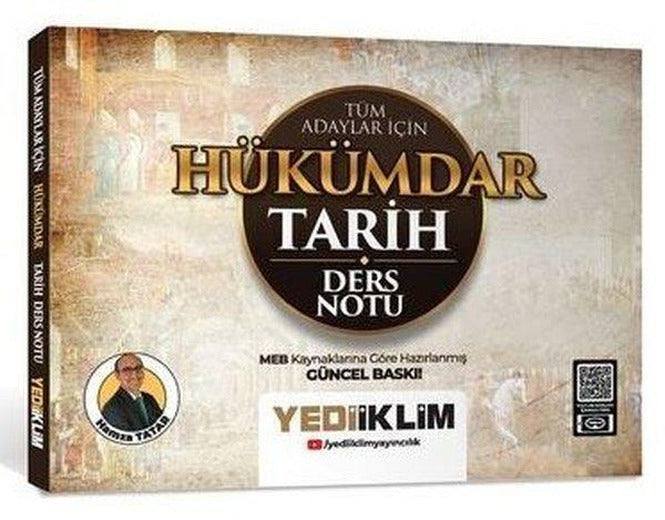 2026 Tüm Adaylar İçin Hükümdar Tarih Ders Notu | Yediiklim Yayınları (İnce Kapak)