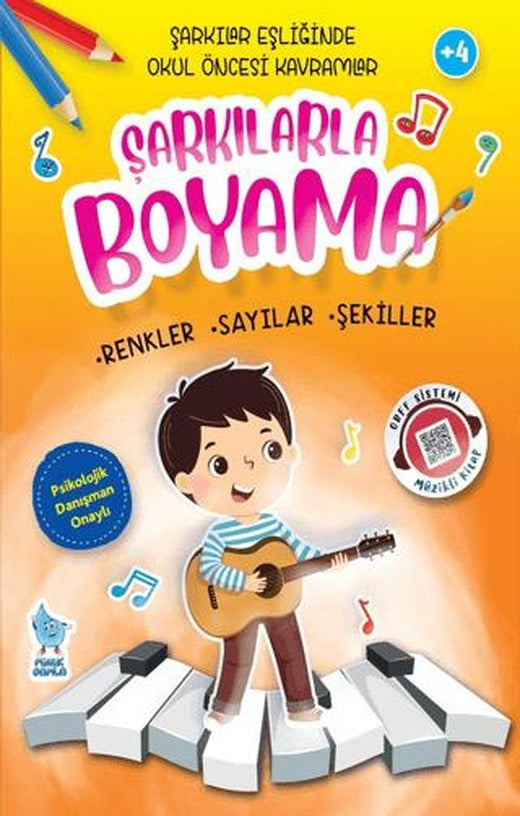 Şarkılarla Boyama (4 Kitap)