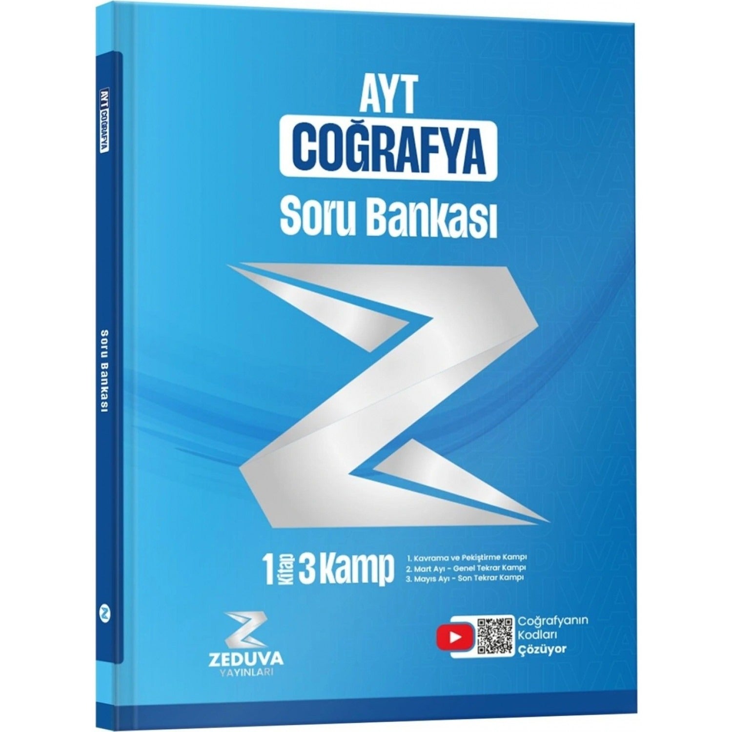 Coğrafyanın Kodları AYT Coğrafya 1 Kitap 3 Kamp Soru Bankası | Zeduva Yayınları (İnce Kapak)