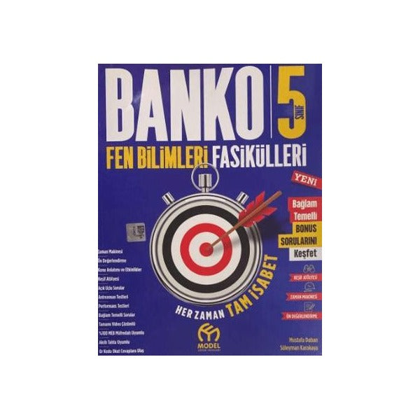 5. Sınıf Banko Fen Bilimleri Fasikülleri | Model Eğitim Yayıncılık (Ciltsiz)