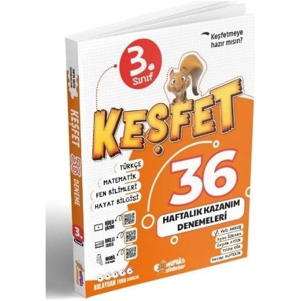 3. Sınıf 36 Haftalık Kazanım Denemeleri | Kolektif (İnce Kapak)