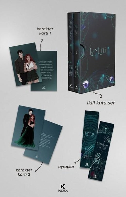 Kemikler Meclisi Serisi - Cadılar Meclisi ve Lanetli - 2 Kitap Takım | Pukka Yayınları